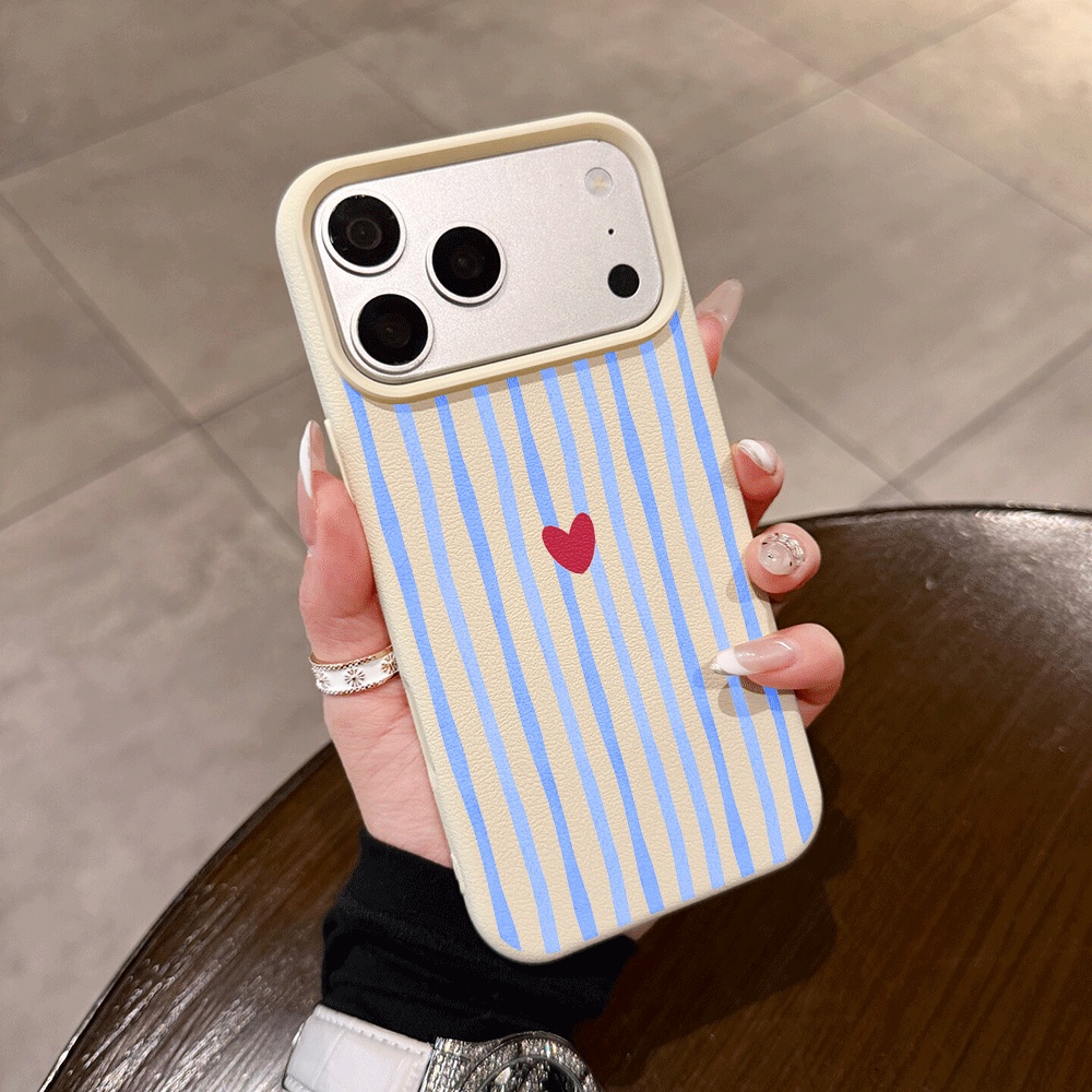 Apple Iphone 15 Pro Max - Capa de Silicone Fosca com Listras