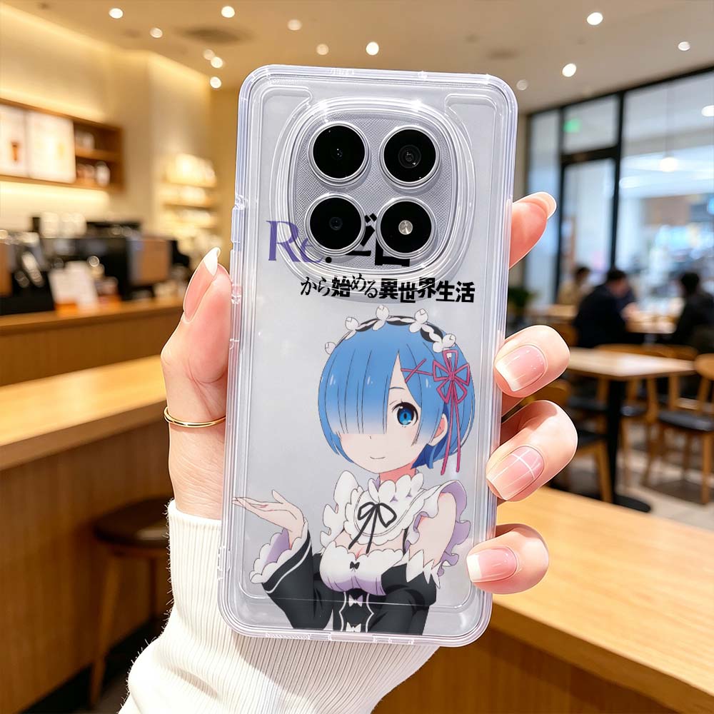 Xiaomi Poco X6 - Capa Protetora Transparente para Telefone com