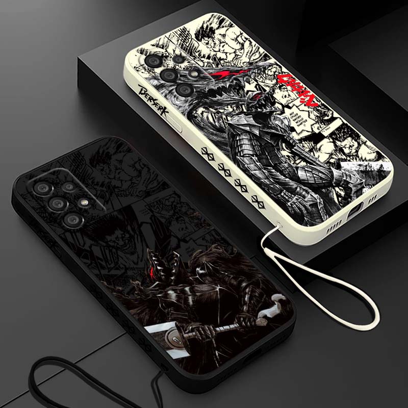 Samsung Galaxy A55 - Capa de Celular Líquida Hot Anime