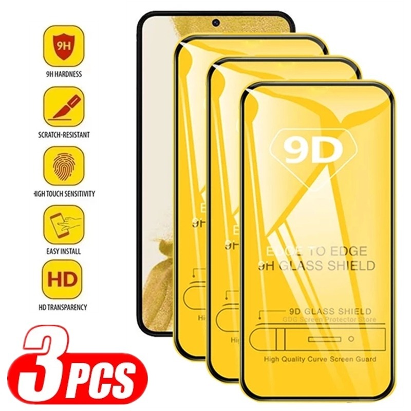 Realme Gt 6 - 3 pçs 9d capa completa protetores