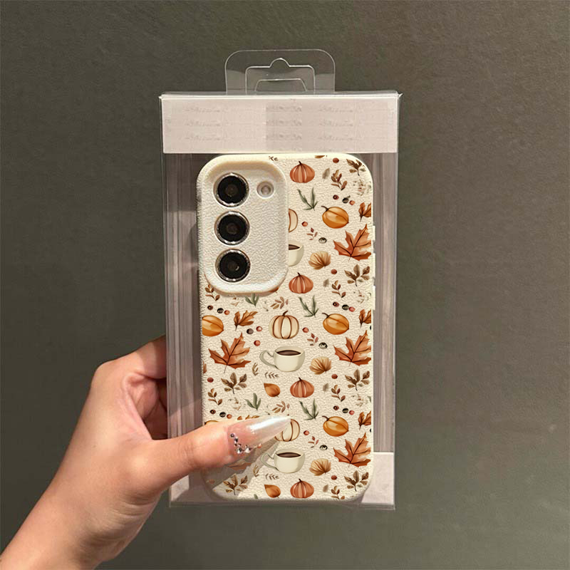 Outono abóbora café ilustração - Samsung Galaxy A55 avaliação e preço