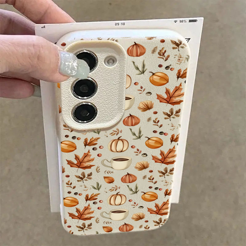 Outono abóbora café ilustração - Samsung Galaxy A55 avaliação e preço