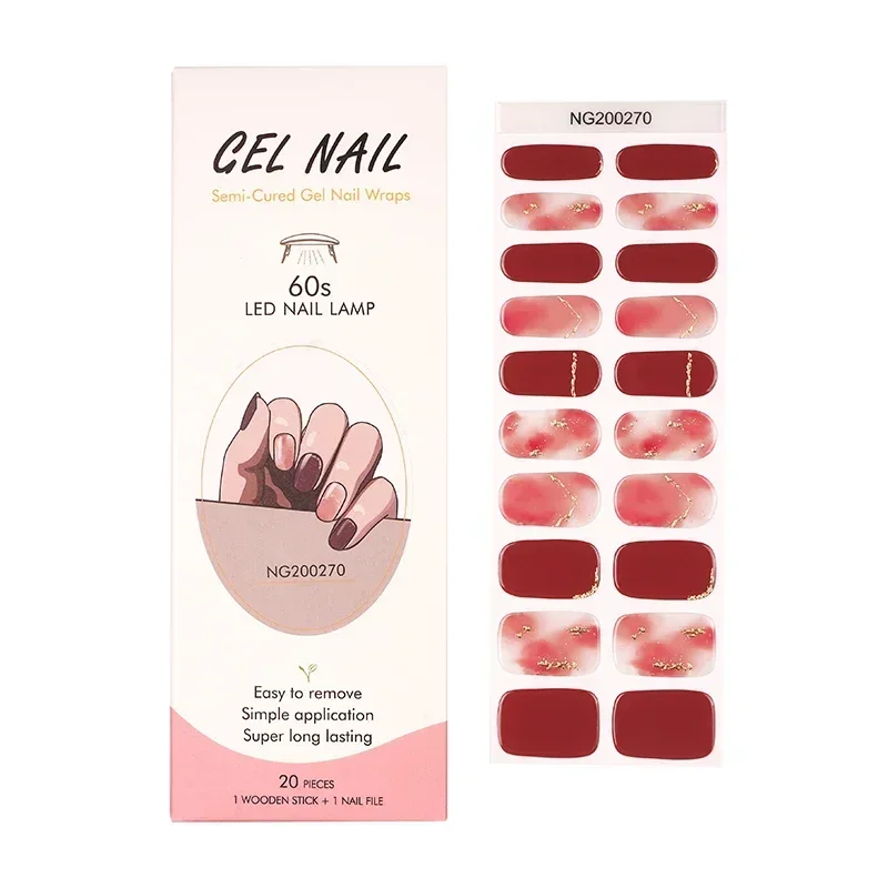 Tiras de gel semi-curadas para - Full Cover Adhesive avaliação e preço